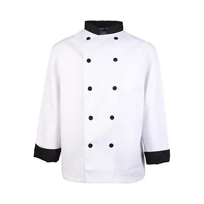 White and Black Executive Chef Coat
